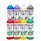 Colorations Paraben-Free Simply Washable Tempera Paint, Rainbow Plus 8 Pack, Matte Finish, Classroom Supplies, Vibrant Colors, Non-Toxic, School, Craft, Art Supply Set, Each 16oz